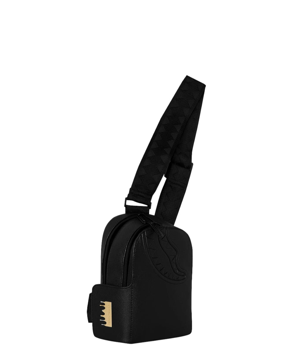 Sprayground Gold Brick Lux Sling Bag