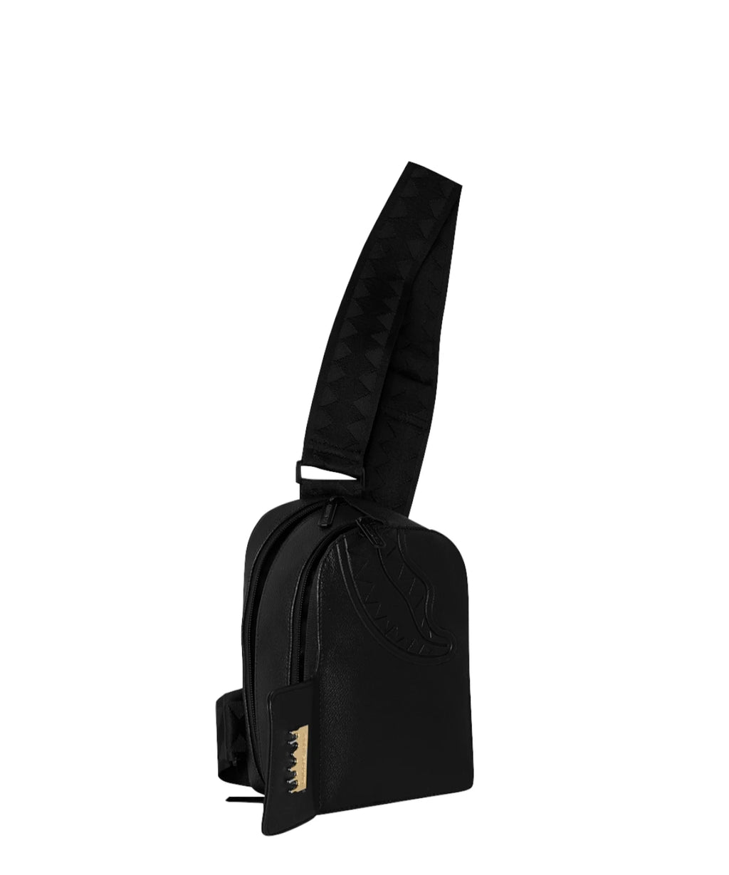 Sprayground Gold Brick Lux Sling Bag