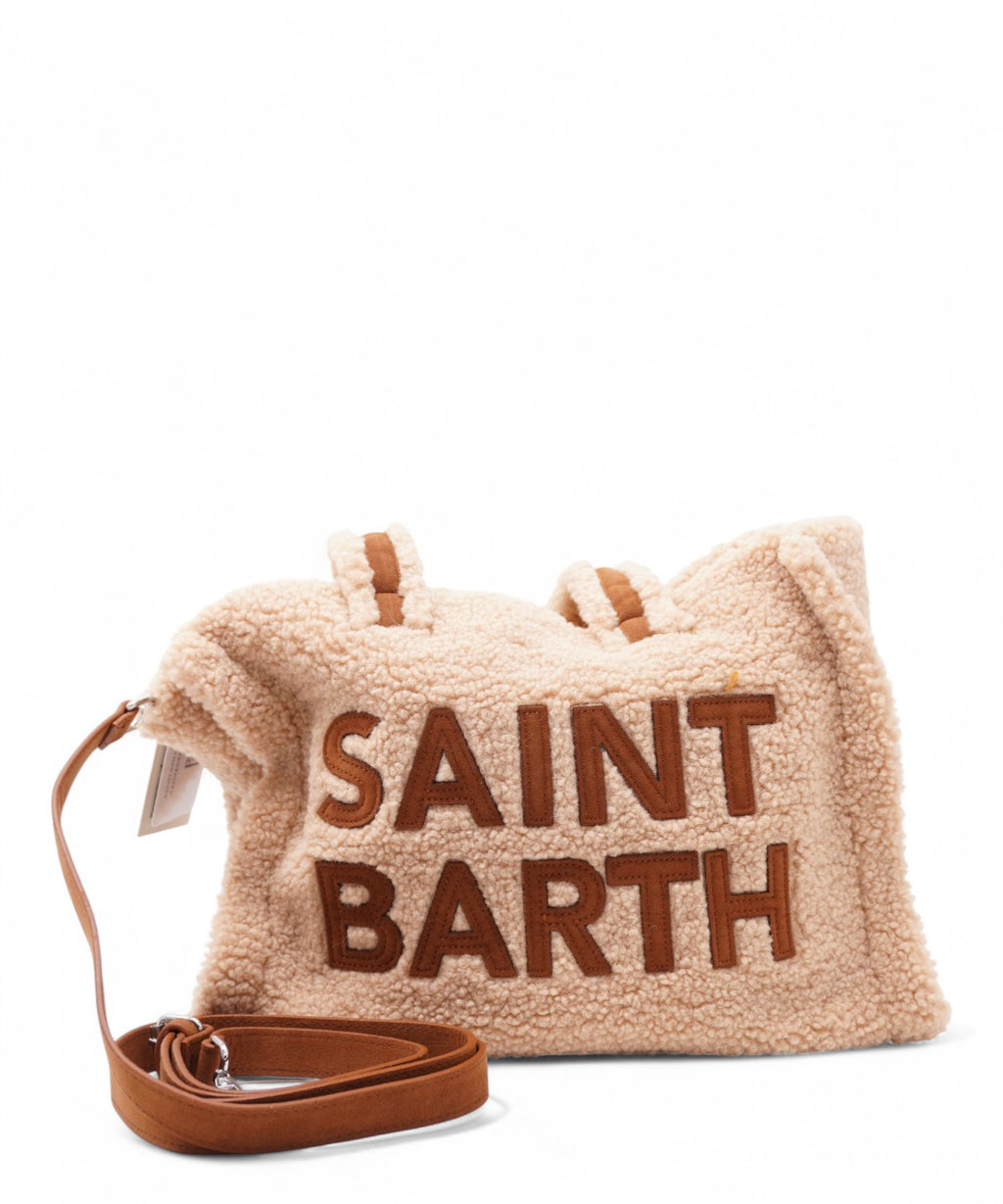 Borsa Colette Teddy con Maxi Logo-Mc2 Saint Barth-Borse a spalla-Vittorio Citro Boutique
