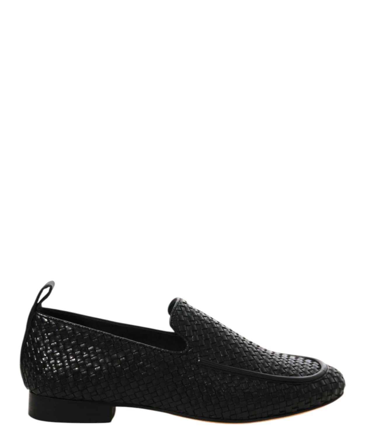 Women's Woven Leather Loafers JVAM