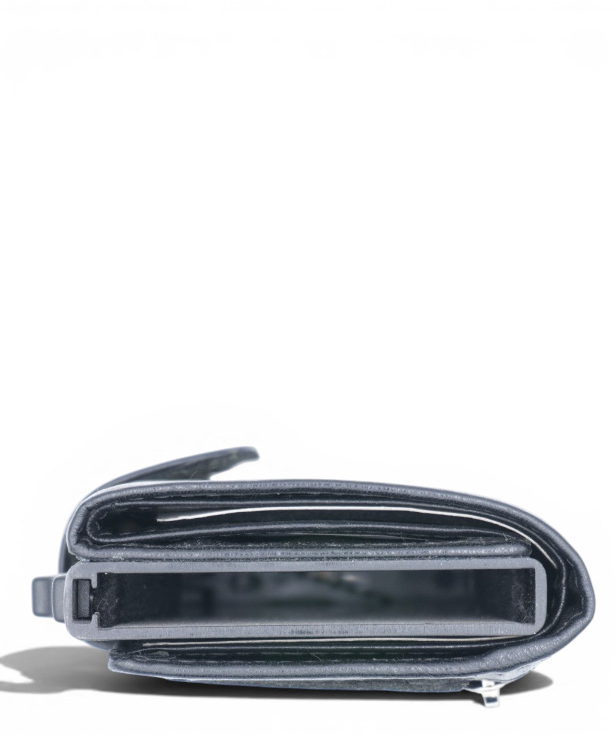 Men's Compact Leather RFID Wallet with Zip and Slide