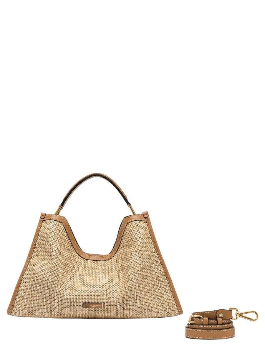 Borsa Aurora in Paglia Intrecciata-Gianni Chiarini-Borse a mano-Vittorio Citro Boutique