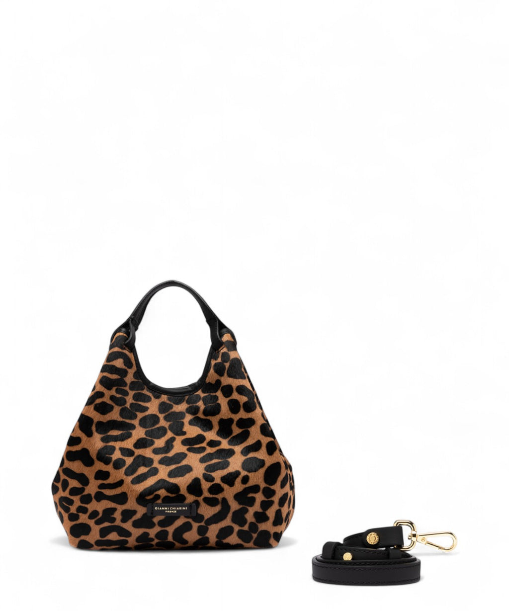 Gianni Chiarini Borsa Dua in Pelle Effetto Cavallino