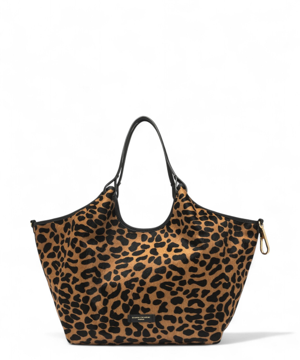 Gianni Chiarini Dua Big Borsa a Spalla in Pelle Effetto Cavallino