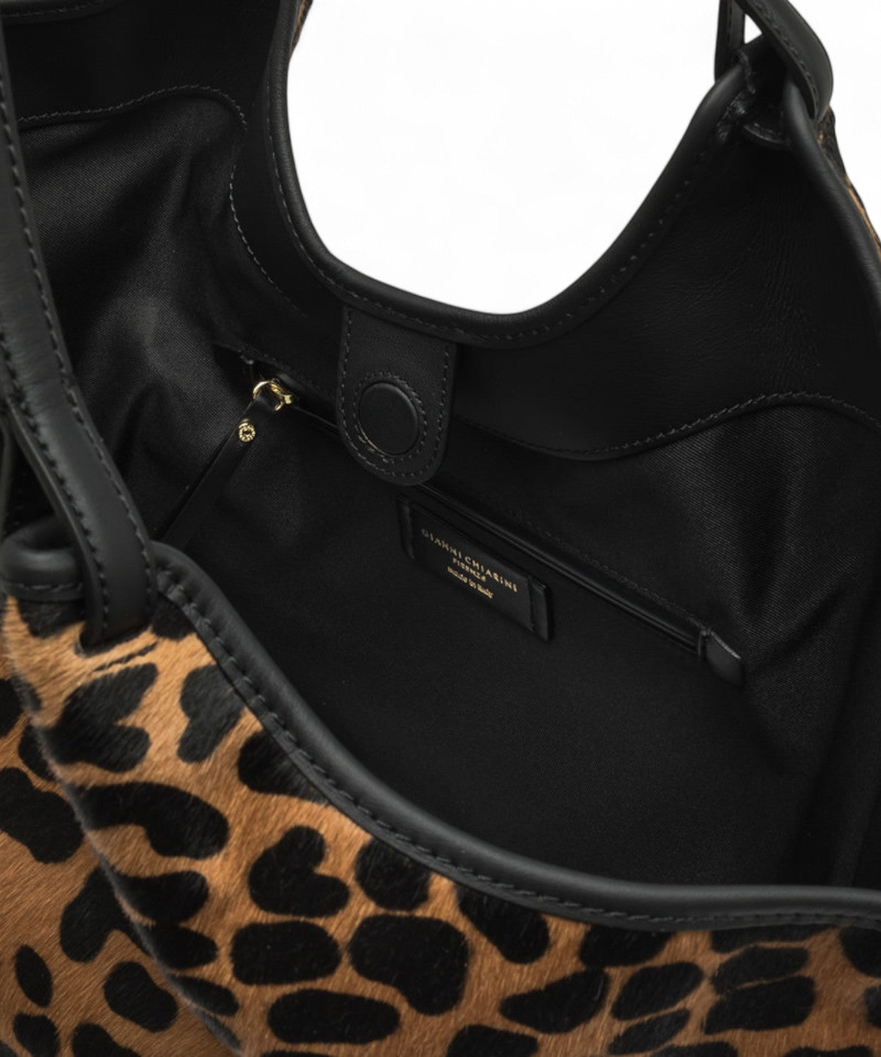 Gianni Chiarini Dua Big Borsa a Spalla in Pelle Effetto Cavallino