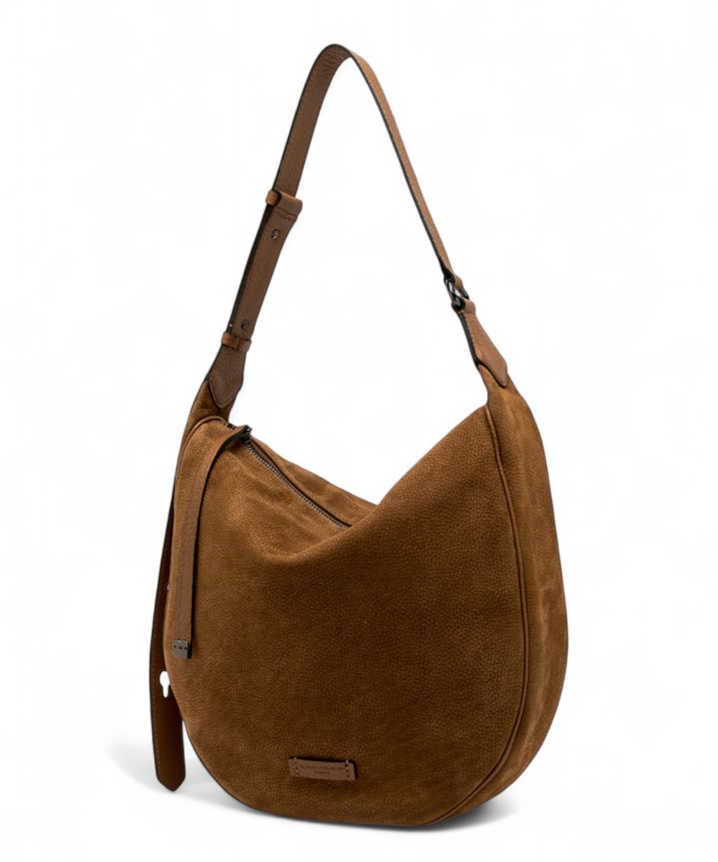 Gianni Chiarini Borsa Charlotte Big a Spalla in Pelle Nabuk