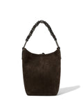 Gianni Chiarini Borsa Eliana Mini in Suede con Manico Intrecciato