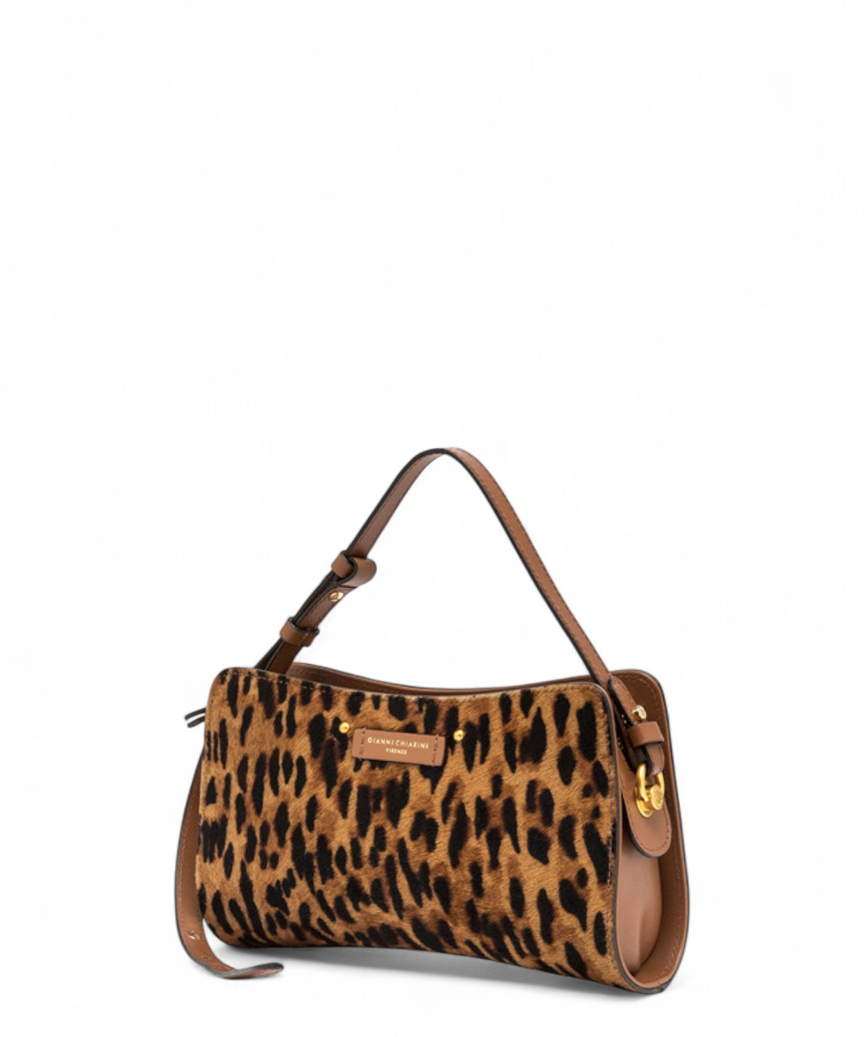 Gianni Chiarini Borsa Baguette Keira Lince in Pelle Cavallino