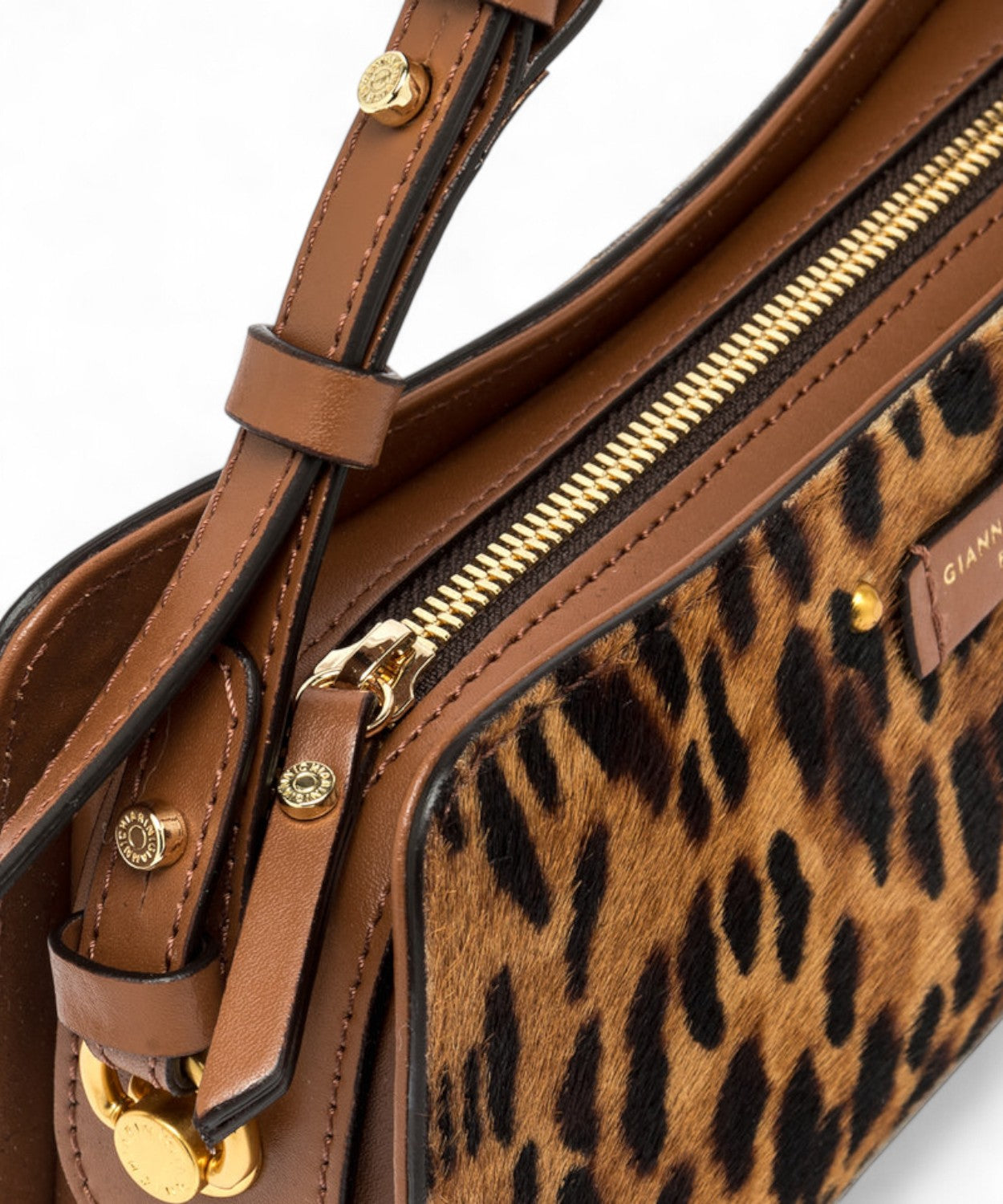 Gianni Chiarini Borsa Baguette Keira Lince in Pelle Cavallino