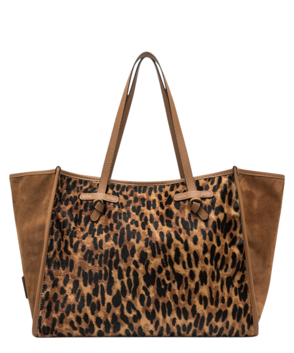 Shopping Bag Marcella in Pelle Effetto Cavallino-Gianni Chiarini-Borse a spalla-Vittorio Citro Boutique