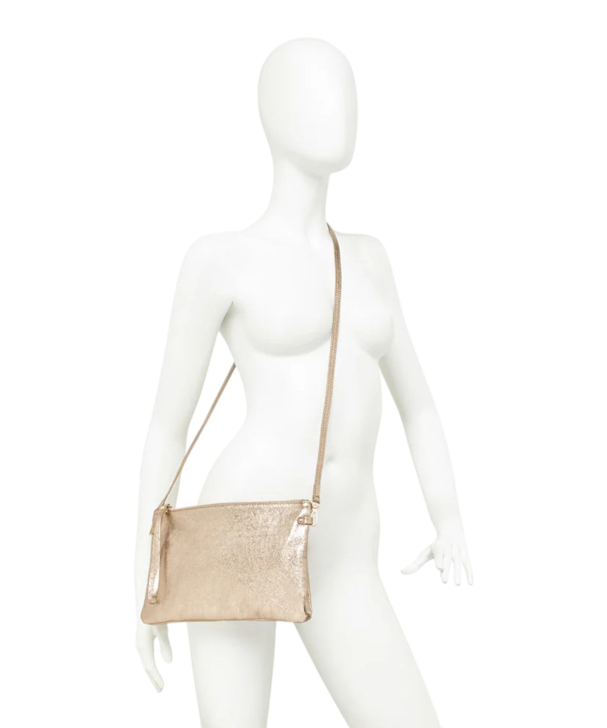 Gianni Chiarini Hermy women's clutch in laminated leather