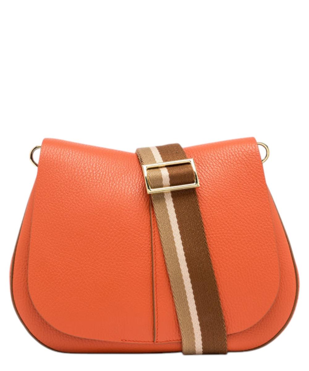 Borsa Helena Round in Pelle Martellata-Gianni Chiarini-Borse a spalla-Vittorio Citro Boutique