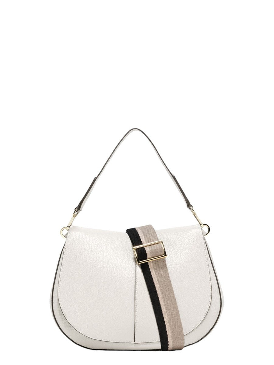 Borsa Helena Round in Pelle Martellata-Gianni Chiarini-Borse a spalla-Vittorio Citro Boutique
