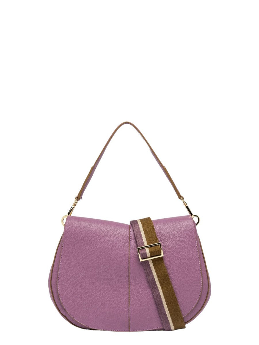 Borsa Helena Round in Pelle Martellata-Gianni Chiarini-Borse a spalla-Vittorio Citro Boutique