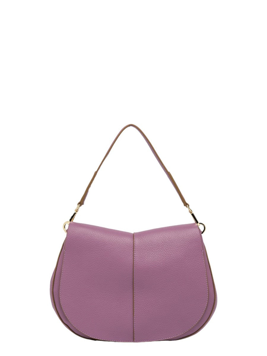 Borsa Helena Round in Pelle Martellata-Gianni Chiarini-Borse a spalla-Vittorio Citro Boutique