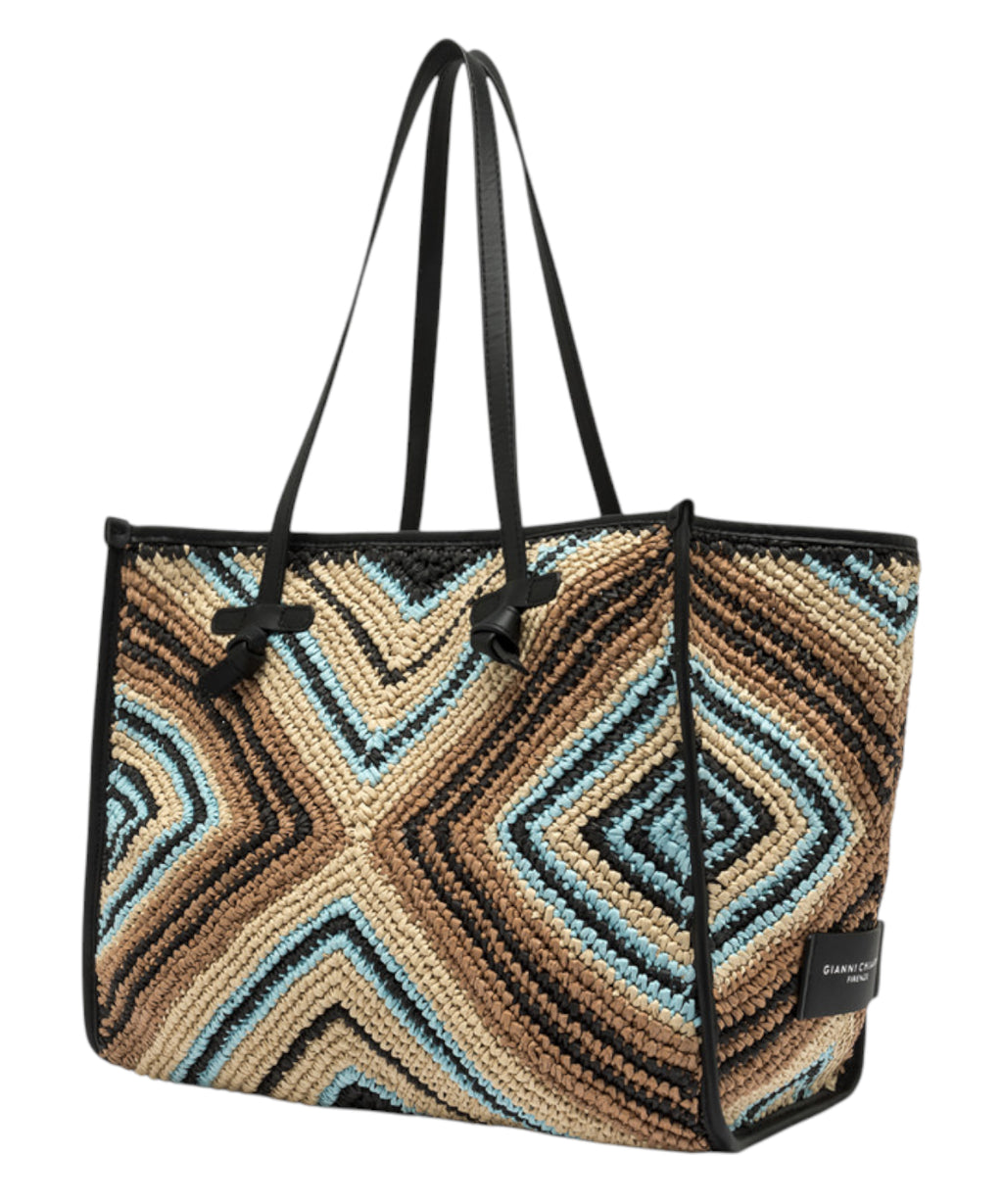 Gianni Chiarini Marcella Woven Straw Bag