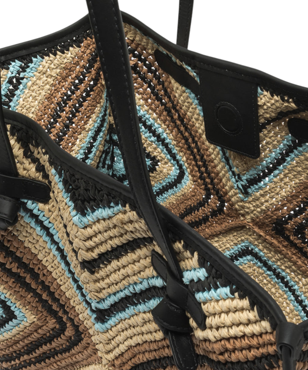Gianni Chiarini Marcella Woven Straw Bag