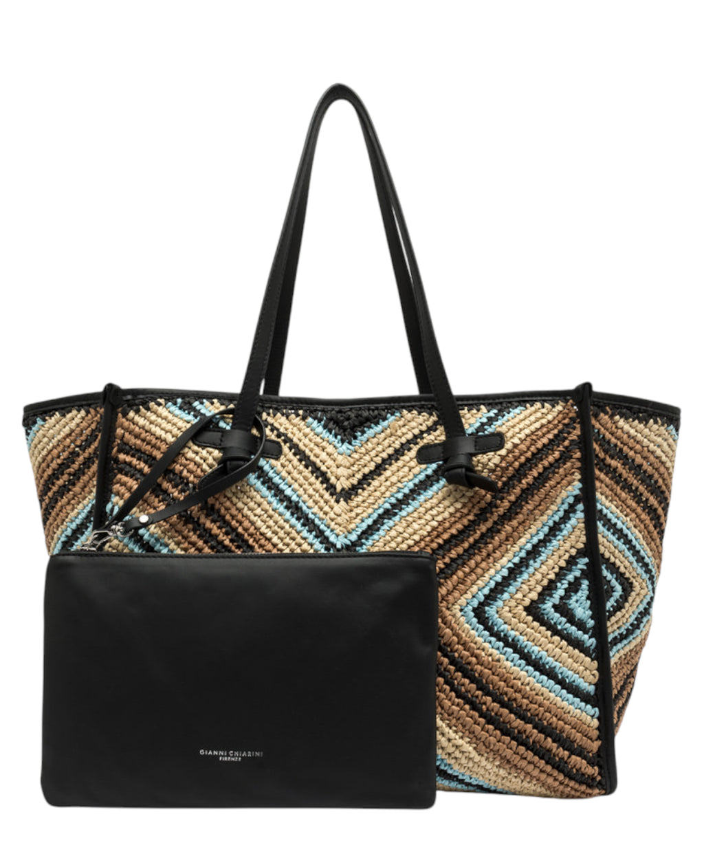 Gianni Chiarini Marcella Woven Straw Bag