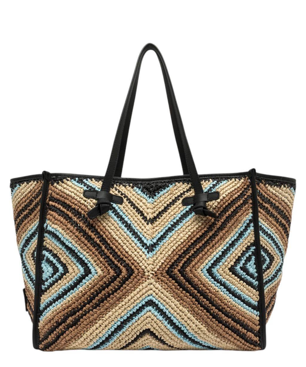 Gianni Chiarini Marcella Woven Straw Bag