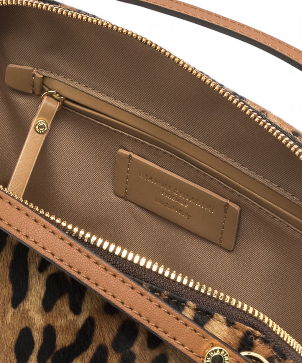 Gianni Chiarini Borsa Alifa in Pelle Effetto Cavallino