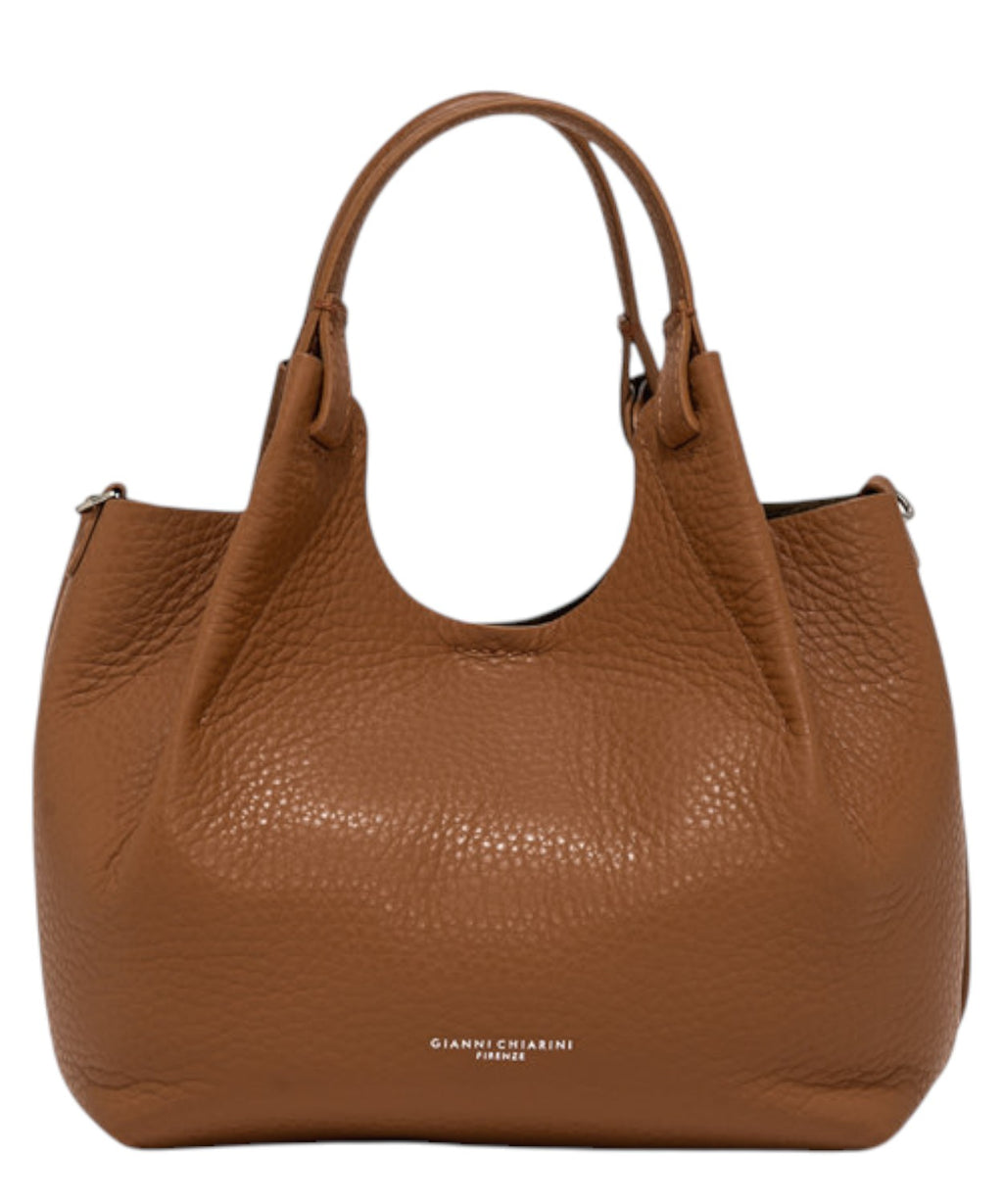 Borsa Dua Mini in Pelle a Grana Maxi-Gianni Chiarini-Borse a mano-Vittorio Citro Boutique