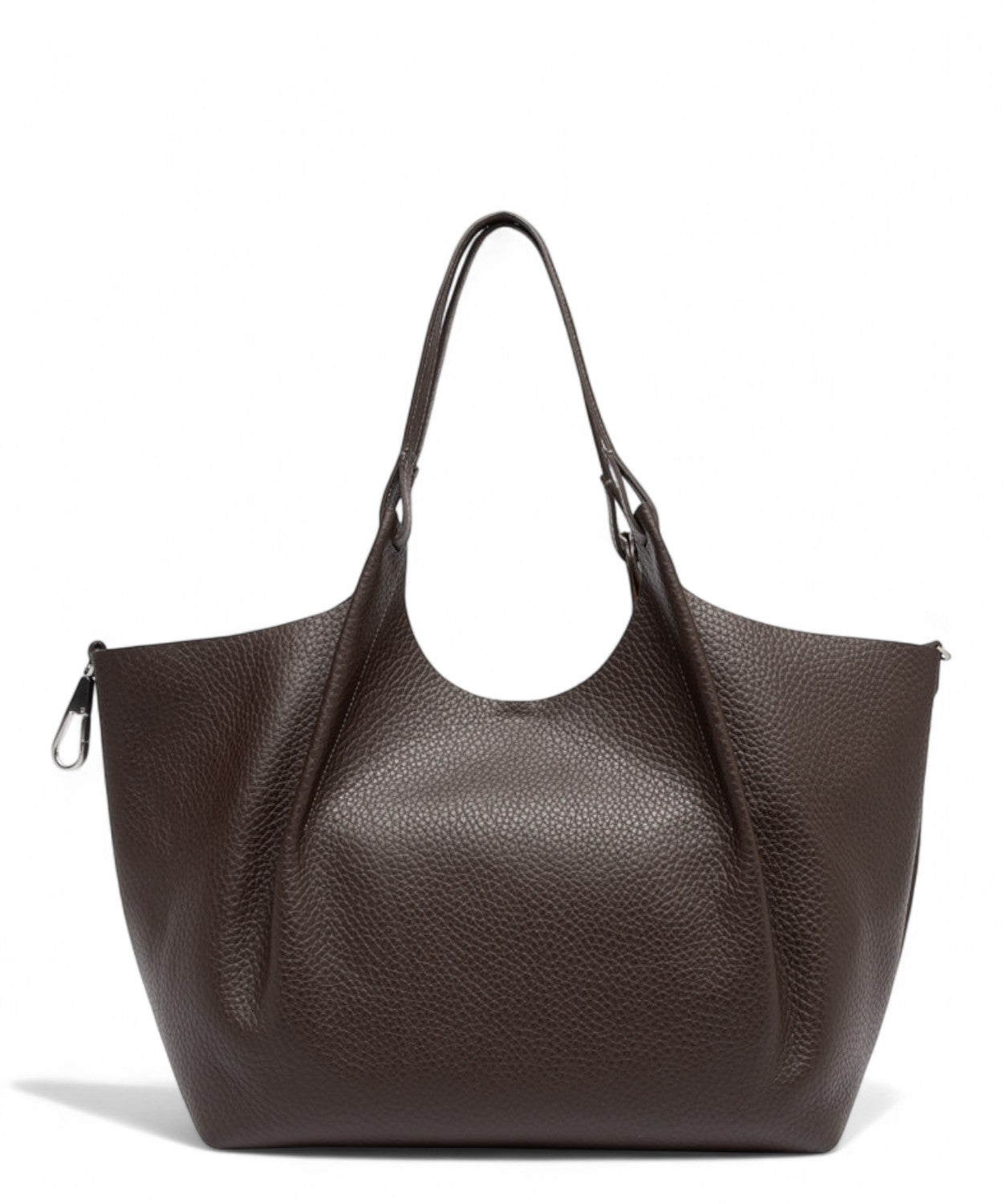 Gianni Chiarini Borsa Dua Big a Spalla in Pelle Double Grana Maxi