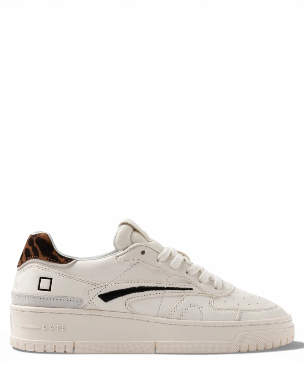 Zapatillas D.A.T.E. Torneo Pure Animalier White Leopard