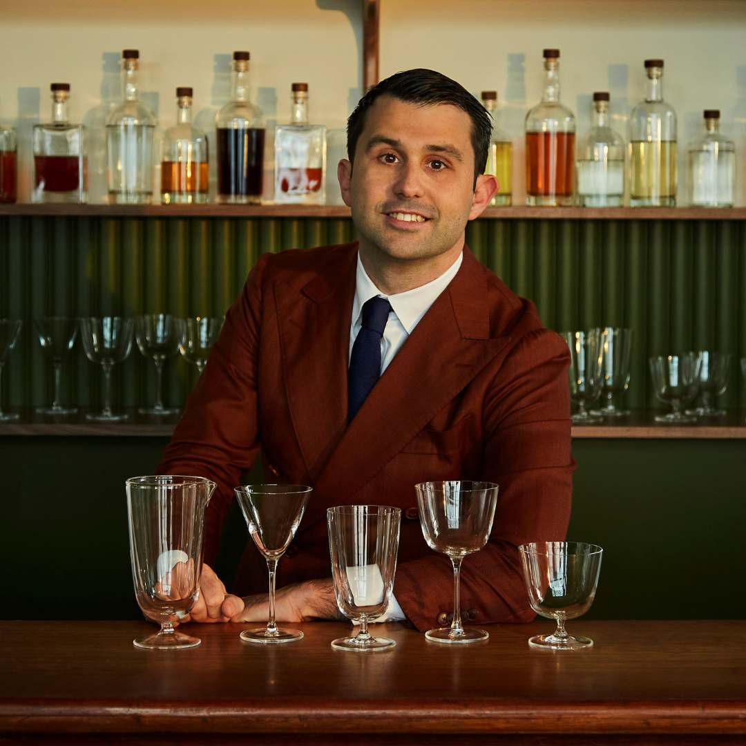 Bar/Giani Set of 2 Martini Glasses-NUDE EU-Martini glass-Vittorio Citro Boutique