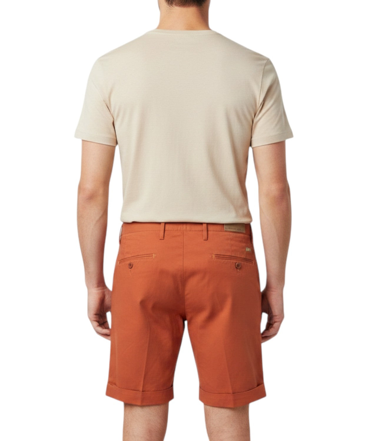 Pánské bermudy Michael Coal z bavlny Pima Stretch