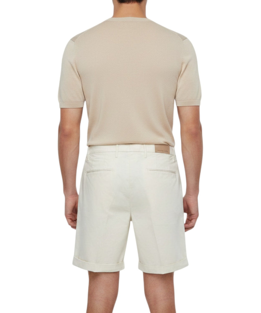 Bermuda Hombre Algodón Stretch Vientre Plano