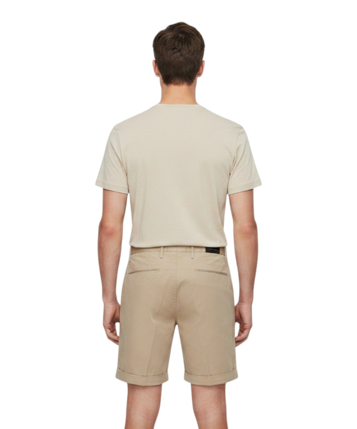 Pánské bermudy Michael Coal z bavlny Pima Stretch