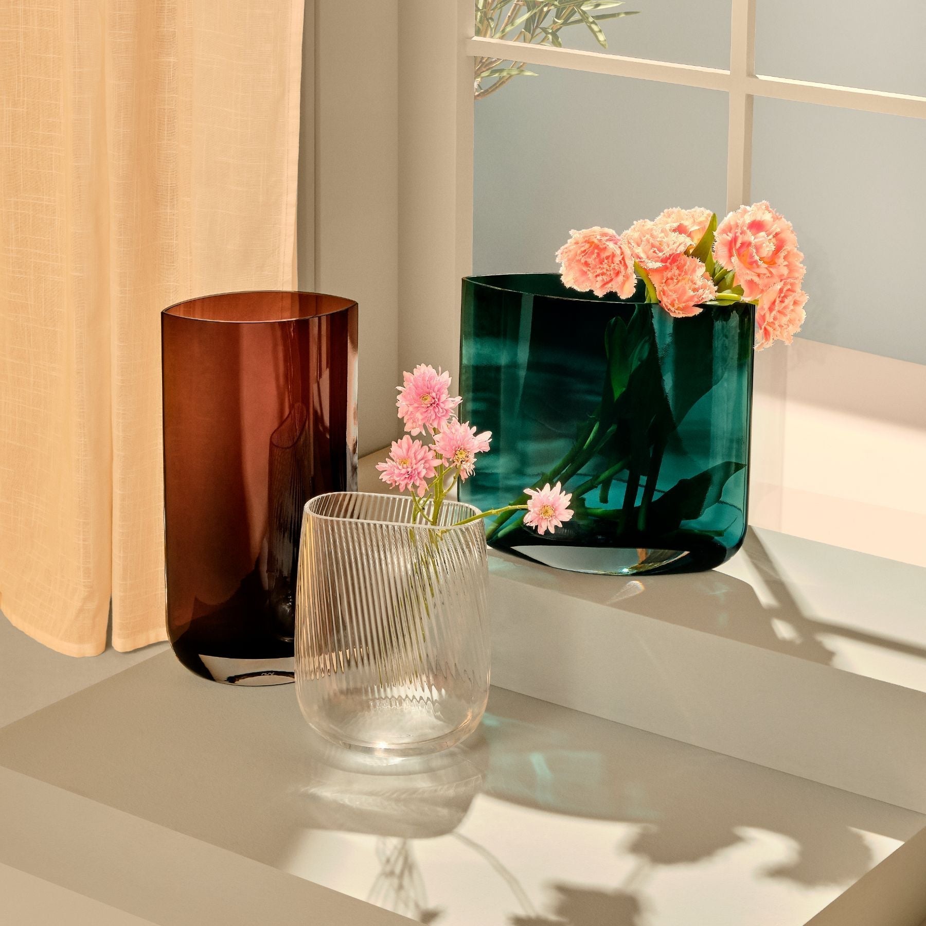Opti Vase Tall-NUDE EU-Vasi-Vittorio Citro Boutique