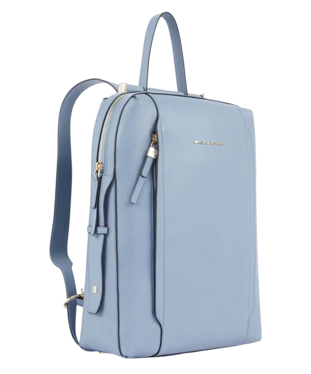 Women's Leather Laptop Backpack 14” Piquadro