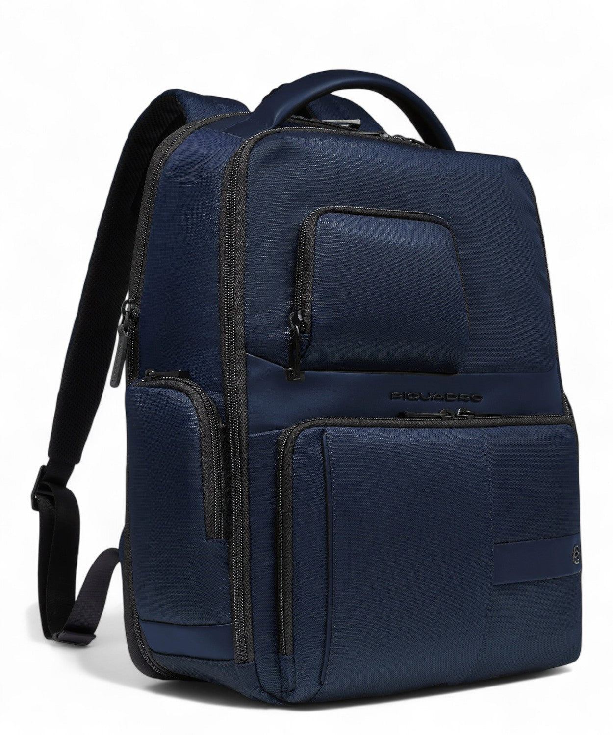 Zaino Porta PC 15,6" Fast-Check in Pelle e Tessuto-Zaini-Piquadro-Vittorio Citro Boutique