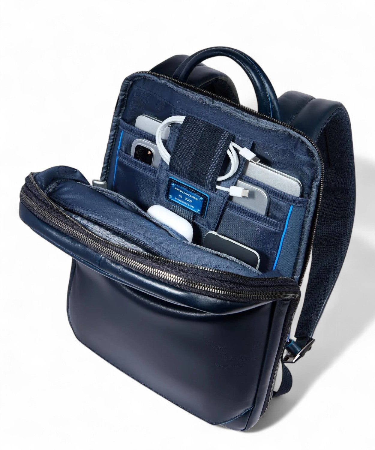 Zaino in Pelle Porta PC 14"-Zaini-Piquadro-Vittorio Citro Boutique