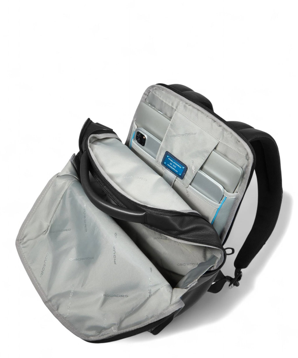 Zaino in Pelle Porta PC 14"-Zaini-Piquadro-Vittorio Citro Boutique