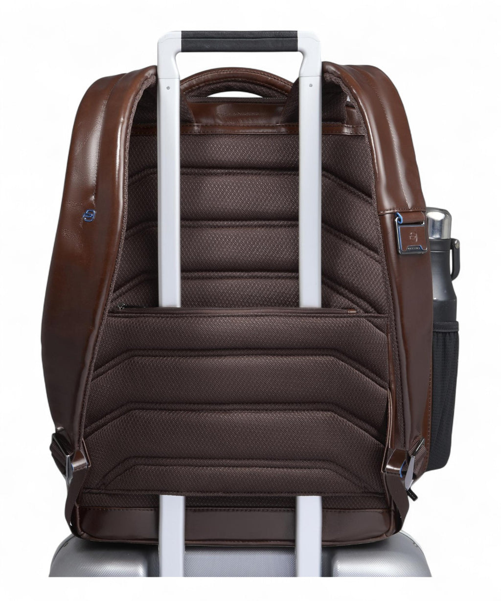 Zaino Uomo Fast-Check in Pelle Porta PC 15,6"-Zaini-Piquadro-Vittorio Citro Boutique