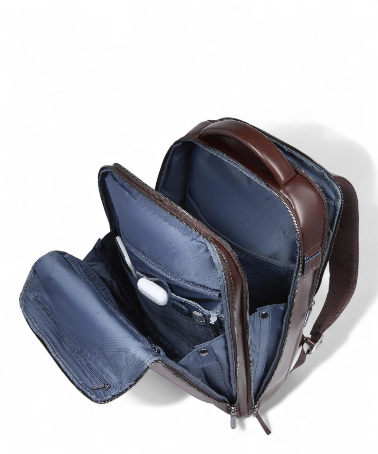 Zaino Uomo Fast-Check in Pelle Porta PC 15,6"-Zaini-Piquadro-Vittorio Citro Boutique