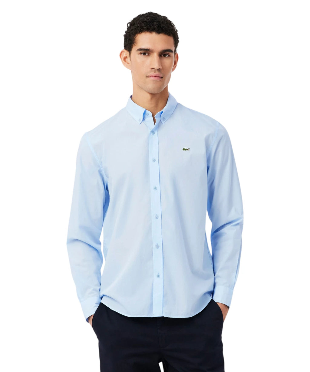 Men's Lacoste Stretch Poplin Regular Fit Shirt
