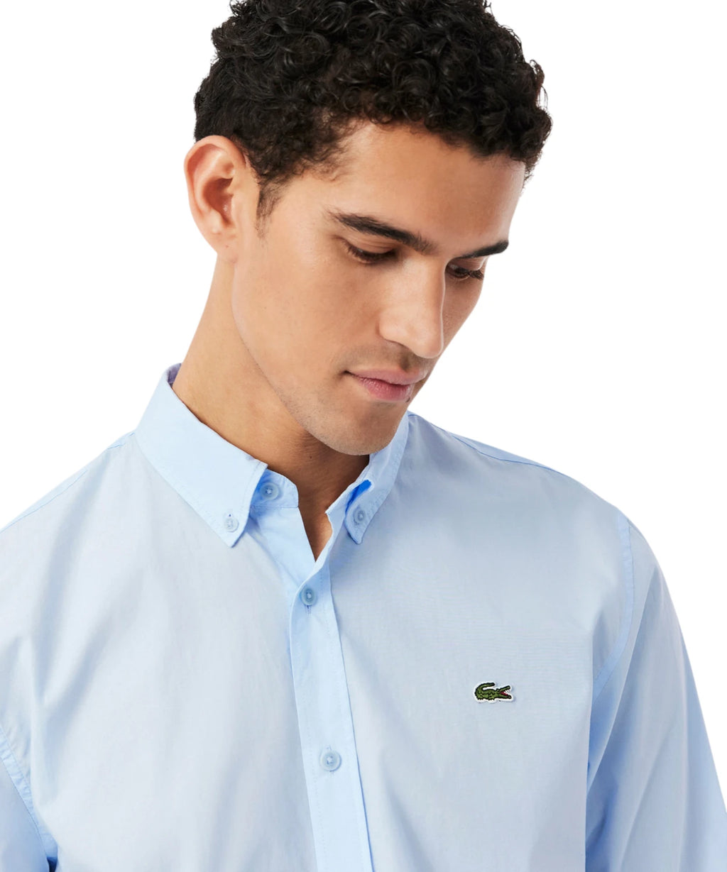 Men's Lacoste Stretch Poplin Regular Fit Shirt
