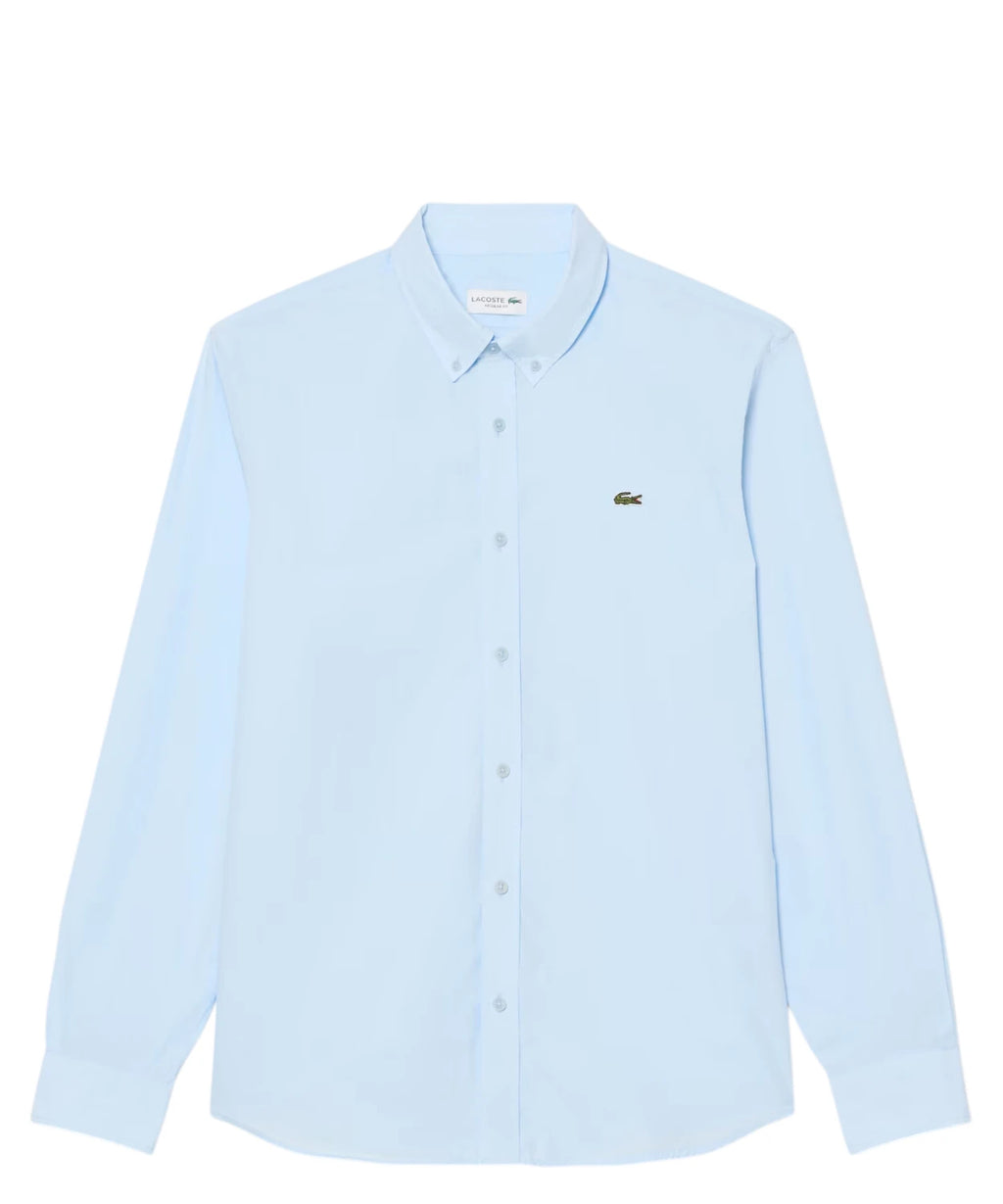 Men's Lacoste Stretch Poplin Regular Fit Shirt