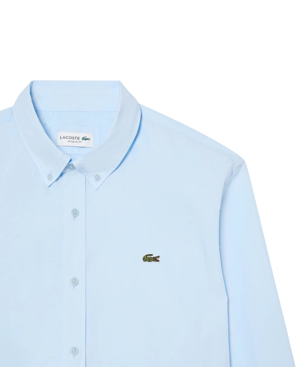 Men's Lacoste Stretch Poplin Regular Fit Shirt