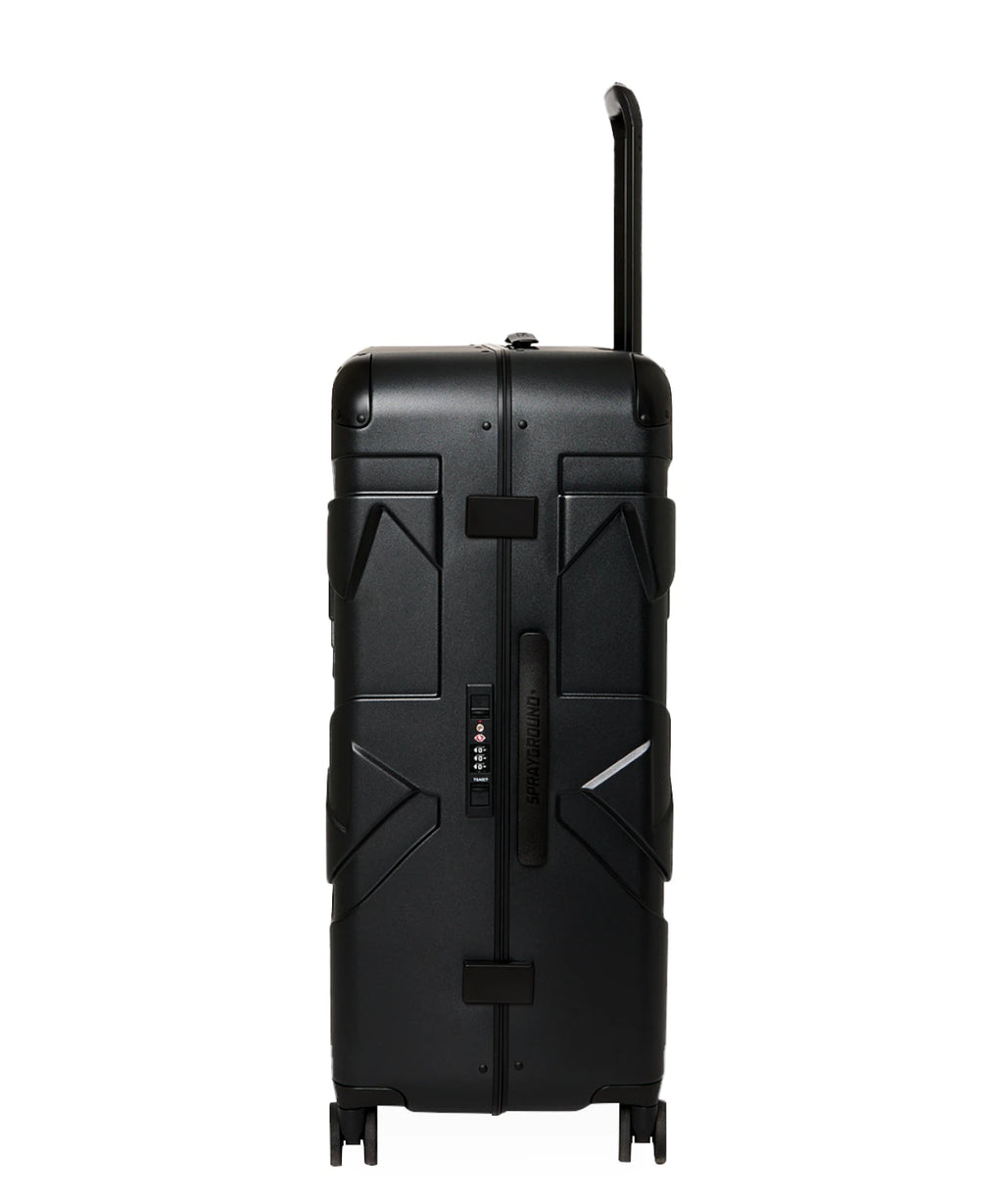 Sprayground Gold Brick Lux Large Hard Suitcase
