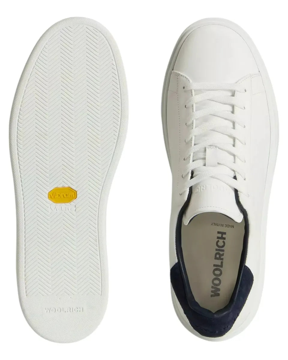 Sneakers Classic Court in Pelle di Vitello-Woolrich-Sneakers-Vittorio Citro Boutique