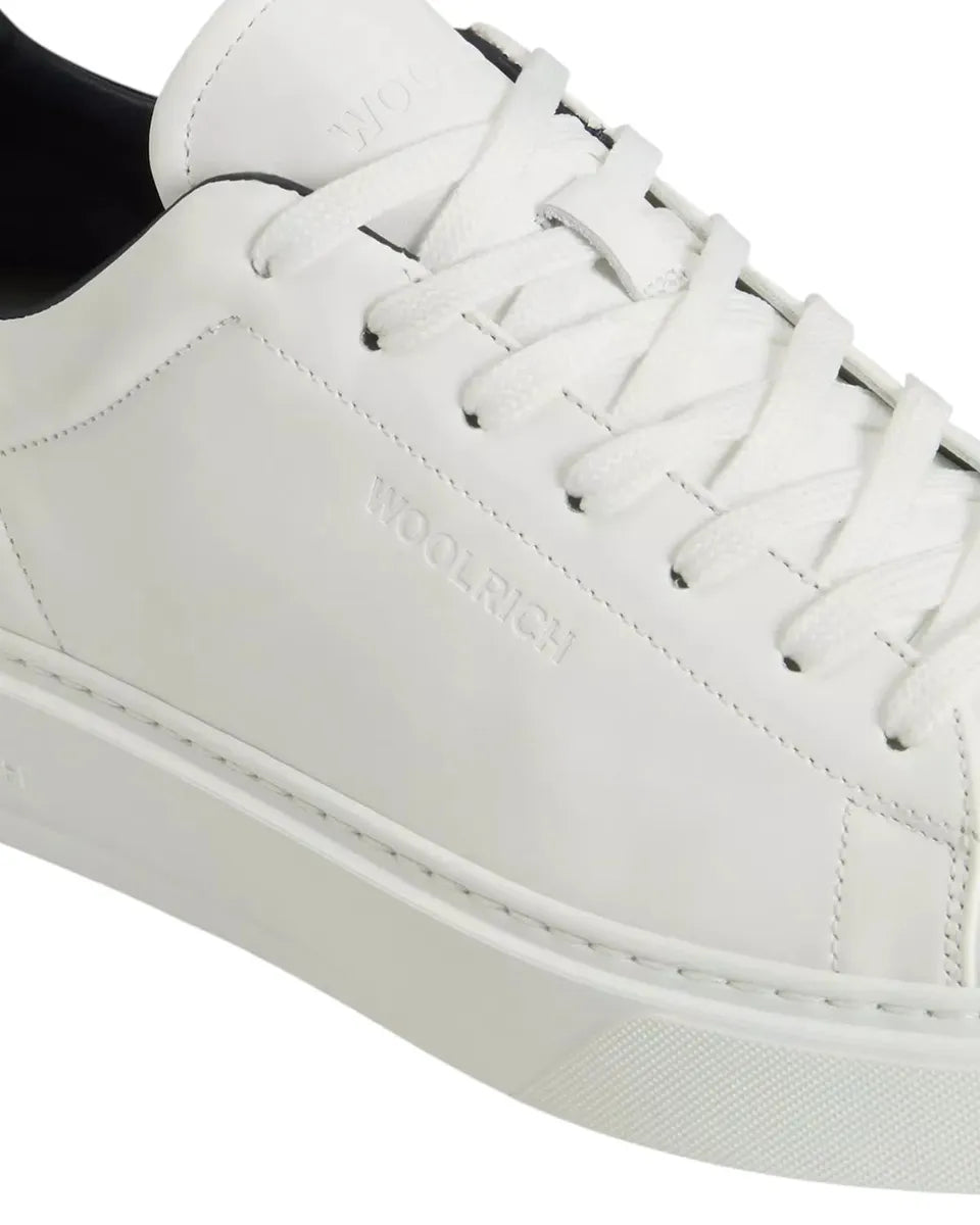 Sneakers Classic Court in Pelle di Vitello-Woolrich-Sneakers-Vittorio Citro Boutique