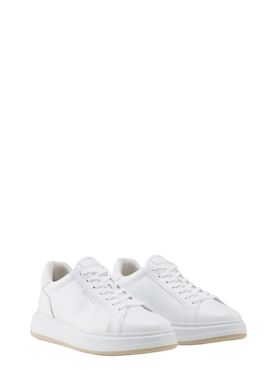 Sneakers Arrow in Pelle con Suola Extralight-Sneakers-Woolrich-Vittorio Citro Boutique