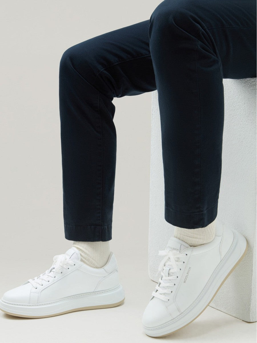 Sneakers Arrow in Pelle con Suola Extralight-Sneakers-Woolrich-Vittorio Citro Boutique