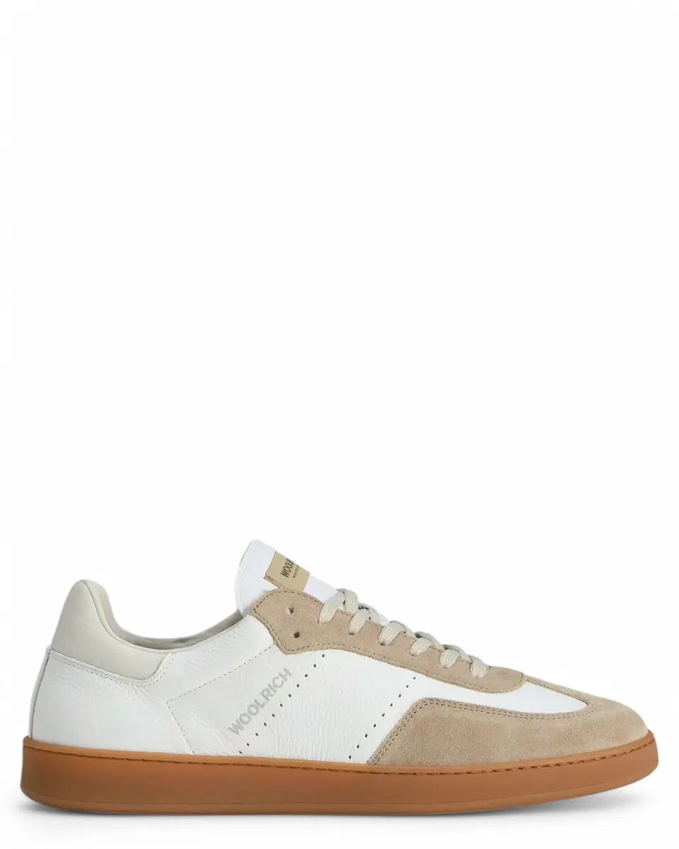 Sneakers Swing Court in Pelle Bottalata-Woolrich-Sneakers-Vittorio Citro Boutique