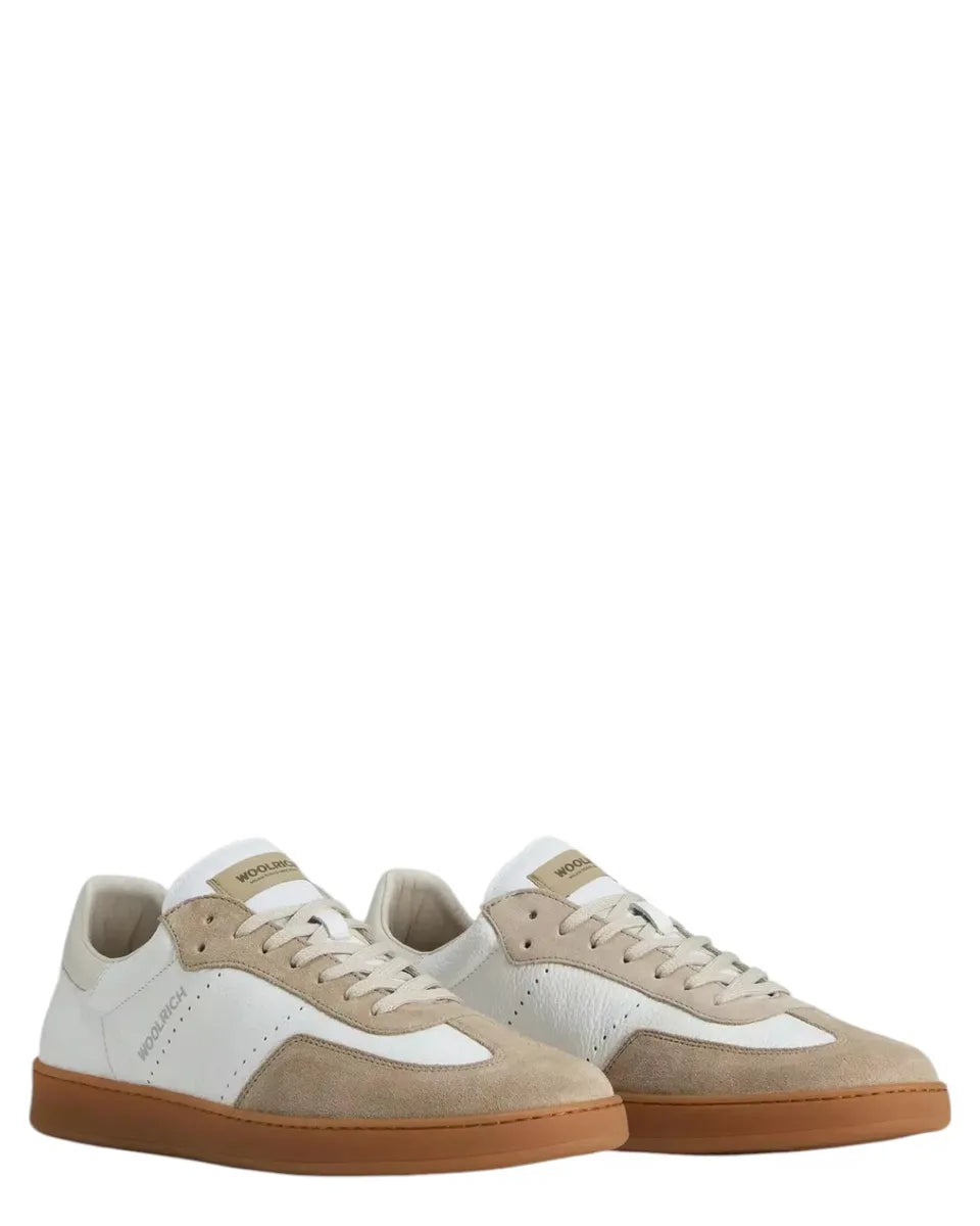 Sneakers Swing Court in Pelle Bottalata-Woolrich-Sneakers-Vittorio Citro Boutique