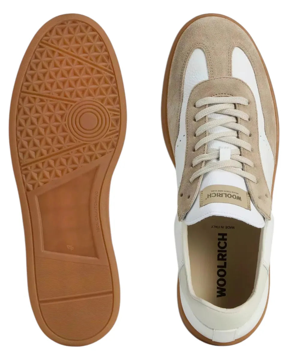 Sneakers Swing Court in Pelle Bottalata-Woolrich-Sneakers-Vittorio Citro Boutique
